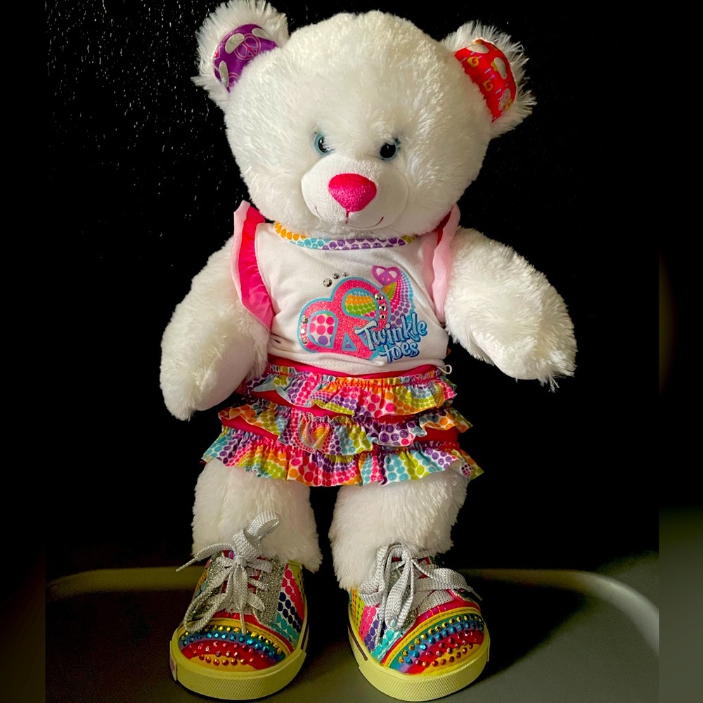 Limited edition, sketchers, twinkle toes, build a bear